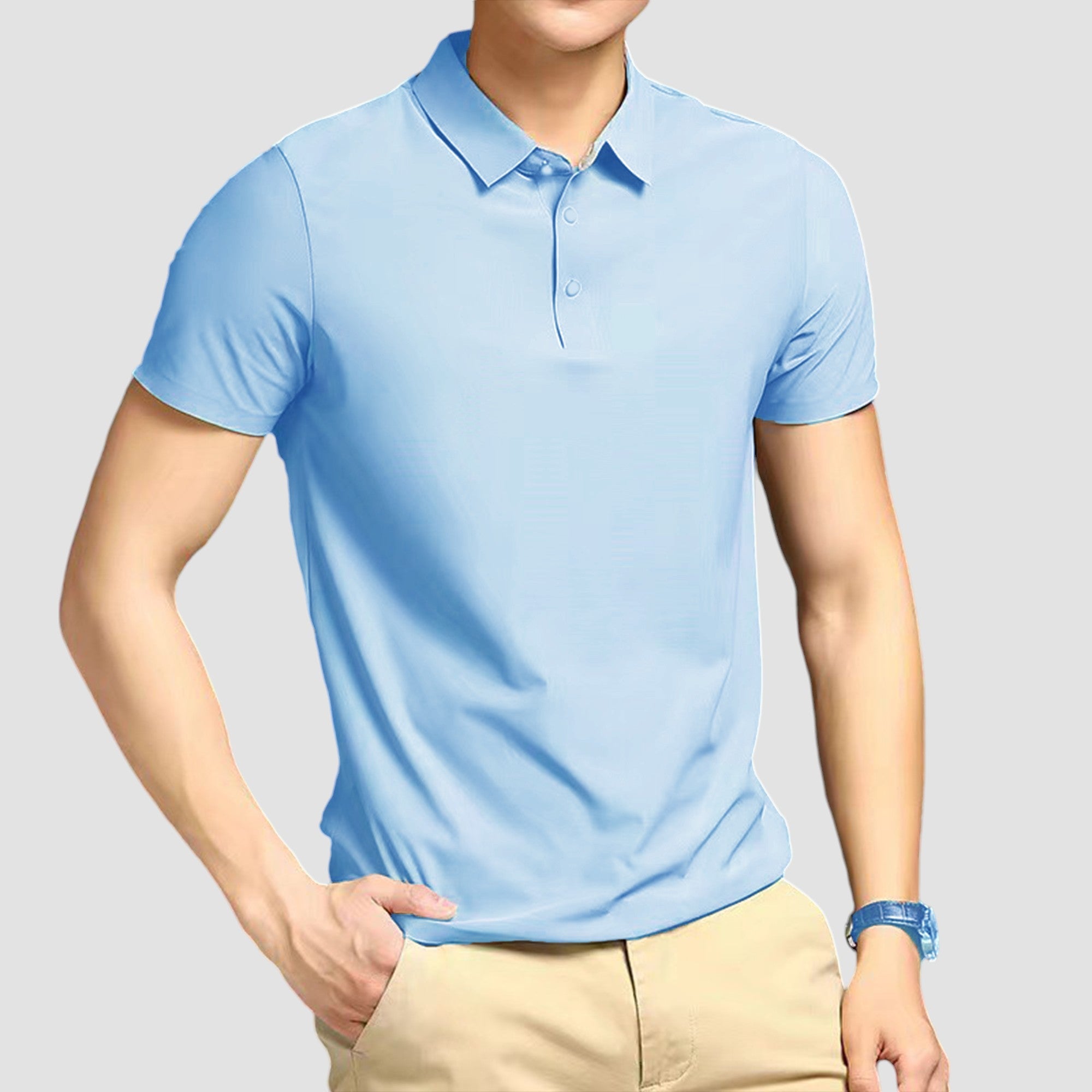 QURO™ | STRETCH NON-IRON ANTI-WRINKLE POLO SHIRT