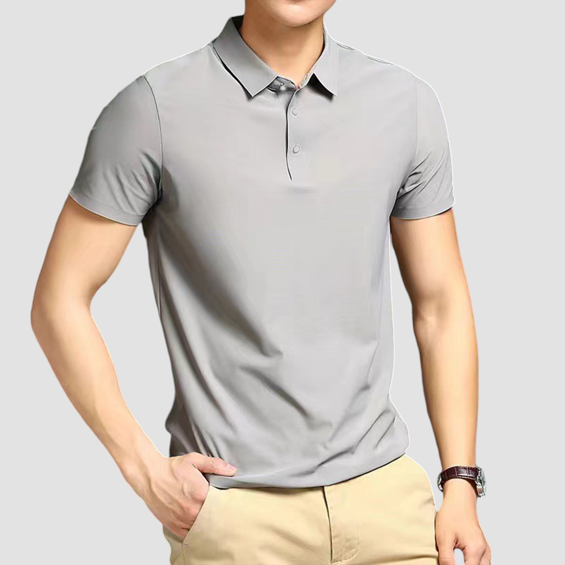 QURO™ | STRETCH NON-IRON ANTI-WRINKLE POLO SHIRT