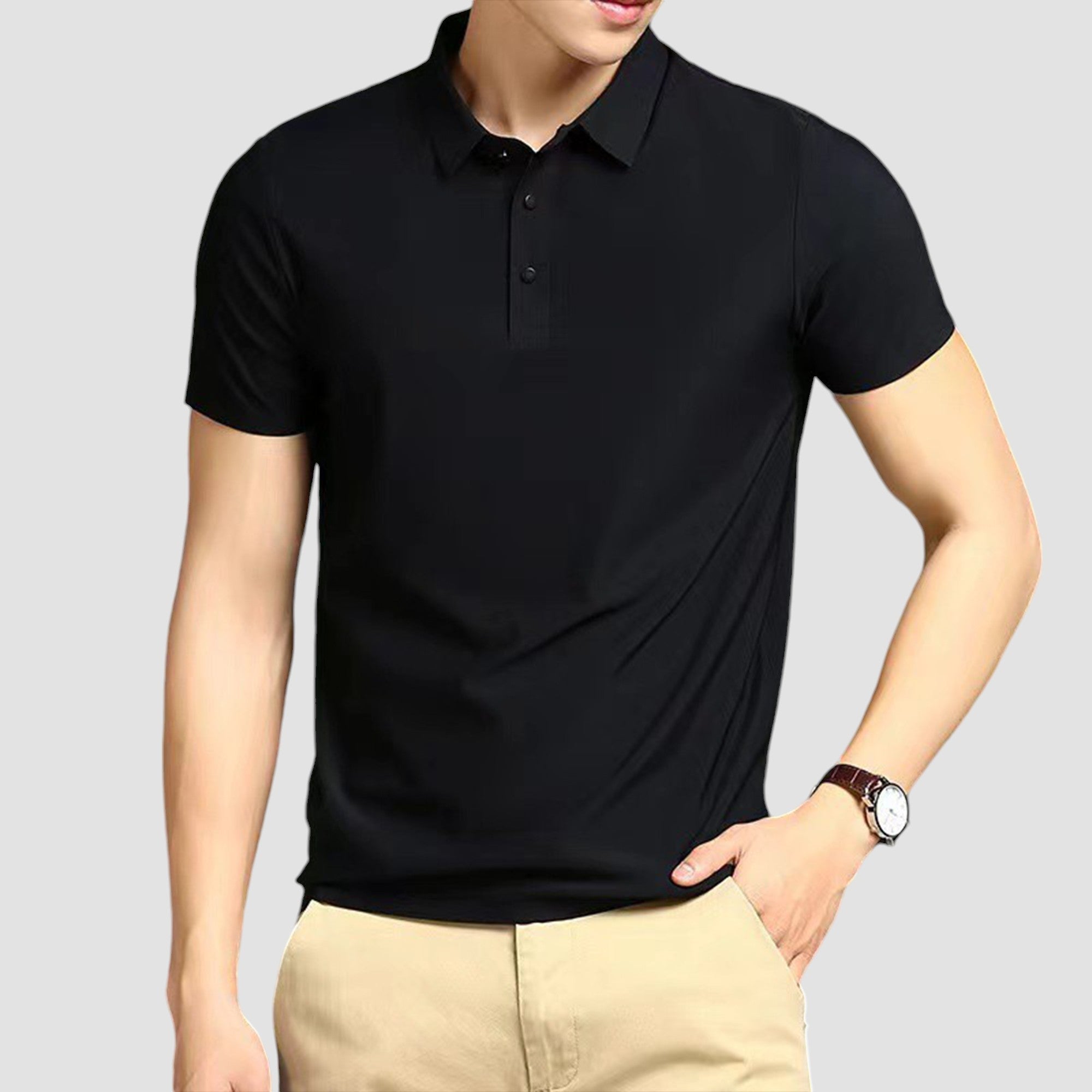 QURO™ | STRETCH NON-IRON ANTI-WRINKLE POLO SHIRT