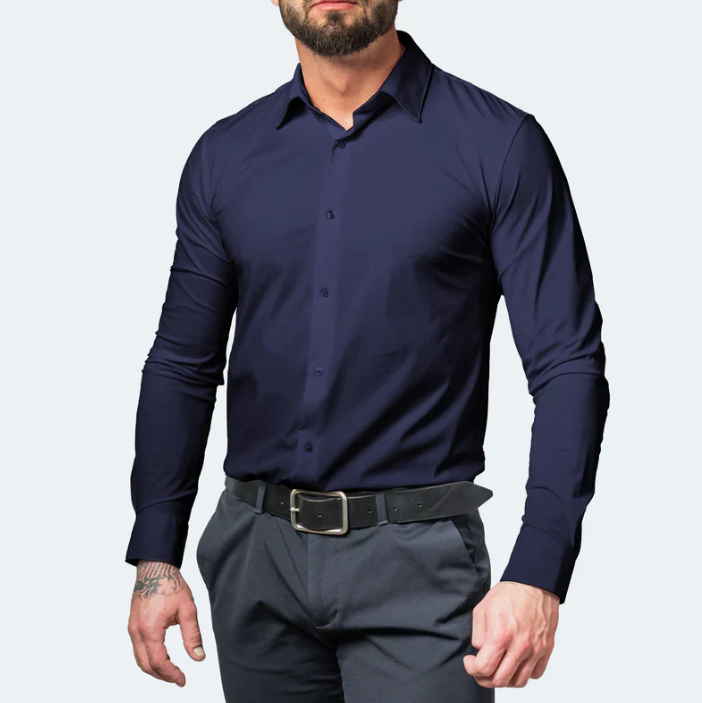 QURO™ | STRETCH NON-IRON ANTI-WRINKLE SHIRT